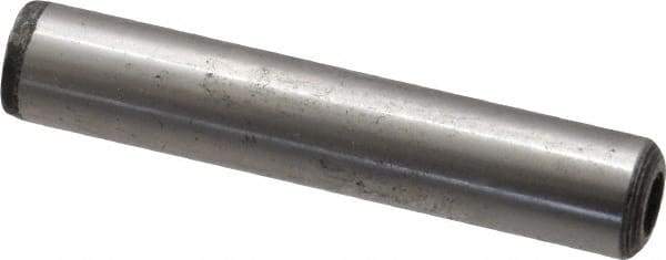 Value Collection - 3/8" Diam x 2" Pin Length Grade 8 Alloy Steel Pull Out Dowel Pin - 1 Rounded & 1 Threaded End - Strong Tooling