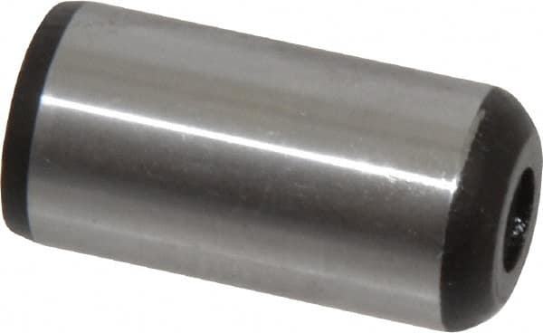 Value Collection - 5/8" Diam x 1-1/4" Pin Length Grade 8 Alloy Steel Pull Out Dowel Pin - 1 Rounded & 1 Threaded End - Strong Tooling