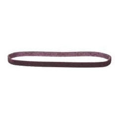 3M - 1/2" Wide x 24" OAL, Aluminum Oxide Abrasive Belt - Aluminum Oxide, Medium, Nonwoven, Series SC-BS - Strong Tooling