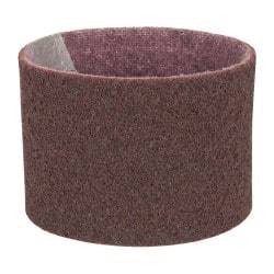 3M - 3-1/2" Wide x 15-1/2" OAL, Aluminum Oxide Abrasive Belt - Aluminum Oxide, Medium, Nonwoven, Series SC-BS - Strong Tooling