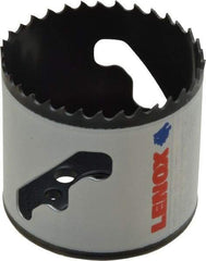 Lenox - 2-1/4" Diam, 1-1/2" Cutting Depth, Hole Saw - Bi-Metal Saw, Toothed Edge - Strong Tooling