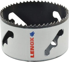 Lenox - 3-5/8" Diam, 1-1/2" Cutting Depth, Hole Saw - Bi-Metal Saw, Toothed Edge - Strong Tooling