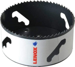 Lenox - 4-1/4" Diam, 1-1/2" Cutting Depth, Hole Saw - Bi-Metal Saw, Toothed Edge - Strong Tooling