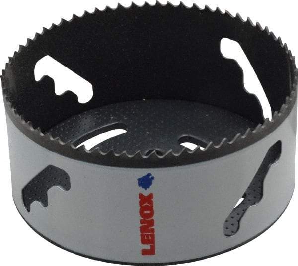 Lenox - 4-1/2" Diam, 1-1/2" Cutting Depth, Hole Saw - Bi-Metal Saw, Toothed Edge - Strong Tooling