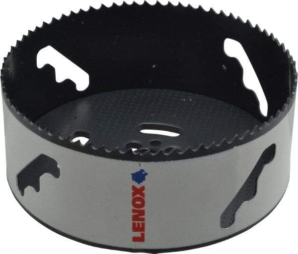 Lenox - 5" Diam, 1-1/2" Cutting Depth, Hole Saw - Bi-Metal Saw, Toothed Edge - Strong Tooling