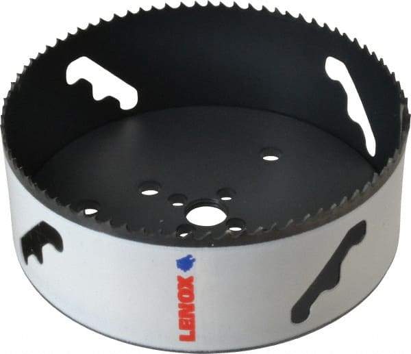 Lenox - 5-1/2" Diam, 1-1/2" Cutting Depth, Hole Saw - Bi-Metal Saw, Toothed Edge - Strong Tooling