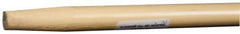 PRO-SOURCE - 48 x 7/8" Wood Handle for Push Brooms - Tapered Connection, Tan - Strong Tooling