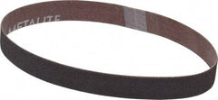 Norton - 3/4" Wide x 18" OAL, 60 Grit, Aluminum Oxide Abrasive Belt - Aluminum Oxide, Medium, Coated, Series R283 - Strong Tooling