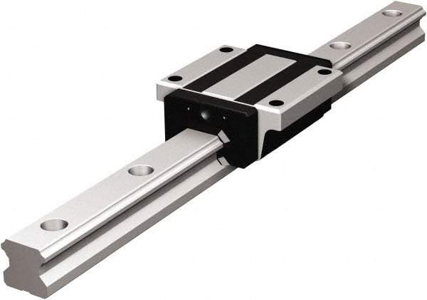 THK - 1,000mm OAL x 23mm Overall Width x 22mm Overall Height 4 Way HSR Rail - 60mm Between Holes, 7 x 11 x 9mm Hole Size - Strong Tooling