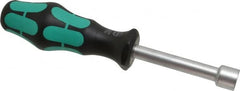 Wera - 1/2" Hollow Shaft Nutdriver - Ergonomic Handle, 7-3/4" OAL - Strong Tooling