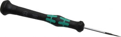 Wera - 1.2mm Blade Width, Electronic/Electrostatic Slotted Screwdriver - 40mm Blade Length, Round Shank, Ergonomic Handle - Strong Tooling