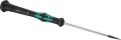 Wera - Electronic/Electrostatic Slotted Screwdriver - 80mm Blade Length, Round Shank, Ergonomic Handle - Strong Tooling