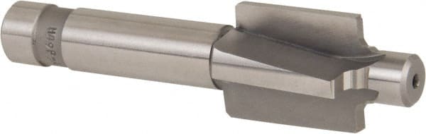 Made in USA - 7/16-20" Port, 0.888" Spotface Diam, 1/4" Tube Outside Diam, Plain Pilot, Straight Shank, High Speed Steel Porting Tool - Strong Tooling