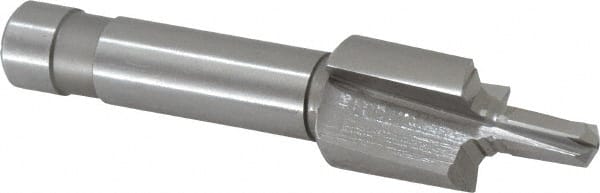 Made in USA - 5/16-24" Port, 0.742" Spotface Diam, 1/8" Tube Outside Diam, Reamer Pilot, Straight Shank, High Speed Steel Porting Tool - Strong Tooling