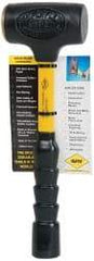 NUPLA - 32 oz Head 2" Face Diam Fiberglass Slim Head Dead Blow Hammer - 12" OAL, Fiberglass Handle - Strong Tooling