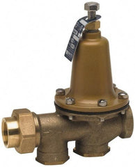 Watts - 300 Max psi Water Pressure Reducing Valve - 1-1/2" FPT Union x FPT Connection, 25 to 75 psi Reduced Pressure Range - Strong Tooling