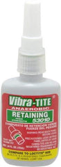 Vibra-Tite - 10 mL Bottle, Green, High Strength Liquid Retaining Compound - Series 530, 24 hr Full Cure Time, Hand Tool Removal - Strong Tooling