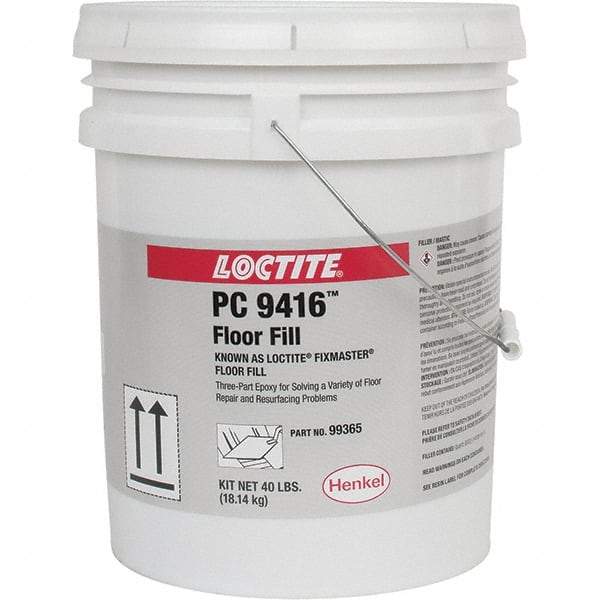 Loctite - 40 Lb Kit Gray Epoxy Resin Filler/Repair Caulk - -20 to 225°F Operating Temp, 6 min Tack Free Dry Time, 24 hr Full Cure Time, Series 135 - Strong Tooling