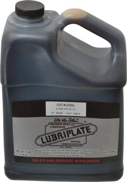 Lubriplate - Cut-N-Cool, 1 Gal Bottle Cutting Fluid - Water Soluble - Strong Tooling