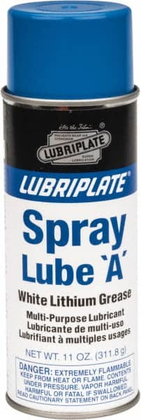 Lubriplate - 12 oz Aerosol Lithium General Purpose Grease - White, 150°F Max Temp, NLGIG 1, - Strong Tooling