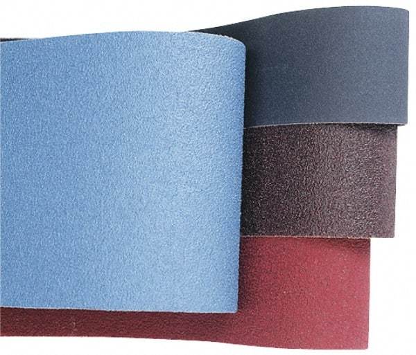 Tru-Maxx - 2" Wide x 132" OAL, 220 Grit, Aluminum Oxide Abrasive Belt - Aluminum Oxide, Very Fine, Coated, X Weighted Cloth Backing - Strong Tooling