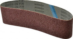 Tru-Maxx - 3" Wide x 24" OAL, 36 Grit, Aluminum Oxide Abrasive Belt - Aluminum Oxide, Very Coarse, Coated - Strong Tooling