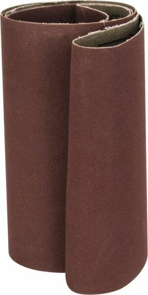Tru-Maxx - 6" Wide x 48" OAL, 220 Grit, Aluminum Oxide Abrasive Belt - Aluminum Oxide, Very Fine, Coated, X Weighted Cloth Backing - Strong Tooling