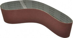 Tru-Maxx - 4" Wide x 36" OAL, 150 Grit, Aluminum Oxide Abrasive Belt - Aluminum Oxide, Very Fine, Coated, X Weighted Cloth Backing - Strong Tooling