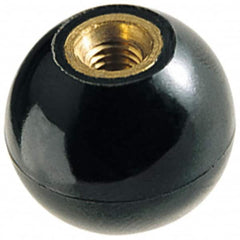 TE-CO - 3/8-24 Thread, 1-3/8" Diam, Plastic Ball Knob - Strong Tooling