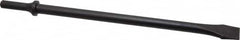 Value Collection - 3/4" Head Width, 11" OAL, 1-1/8" Shank Diam, Flat Chisel - Round Shank, Steel - Strong Tooling