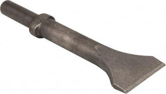 Made in USA - 2" Head Width, 9" OAL, Scaling Chisel - Round Drive, Round Shank, Alloy Steel - Strong Tooling