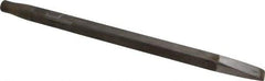 Made in USA - 15/16" Head Width, 18" OAL, Rivet Cutter Chisel - Round Drive, Round Shank, Alloy Steel - Strong Tooling