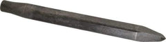 Made in USA - 12" OAL, Rivet Cutter Chisel - Round Drive, Round Shank, Alloy Steel - Strong Tooling