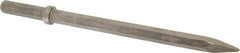 Made in USA - 18-1/4" OAL, 1" Shank Diam, Moil Point Chisel - Hex Drive, Hex Shank, Alloy Steel - Strong Tooling