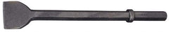 Made in USA - 3" Head Width, 20" OAL, 1-1/8" Shank Diam, Scaling Chisel - Hex Drive, Hex Shank, Alloy Steel - Strong Tooling