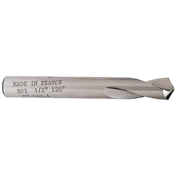 Magafor - 0.63" Body Diam, 120° Point, Cobalt, 4-3/4" Overall Length, Spotting Drill - Strong Tooling