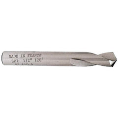 Magafor - 0.63" Body Diam, 120° Point, Cobalt, 4-3/4" Overall Length, Spotting Drill - Strong Tooling