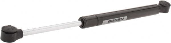 Value Collection - 0.32" Rod Diam, 0.75" Tube Diam, 60 Lb Capacity, Fixed Force Gas Spring - 11.9" Extended Length, 3.5" Stroke Length, Plastic Ball Socket, Black Nitride Piston - Strong Tooling