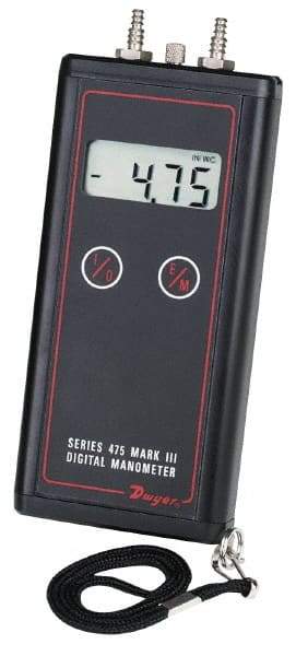 Dwyer - 150 Max psi, 0.5% Accuracy, Handheld Digital Manometer - 100 Maximum PSI, 122°F Max - Strong Tooling