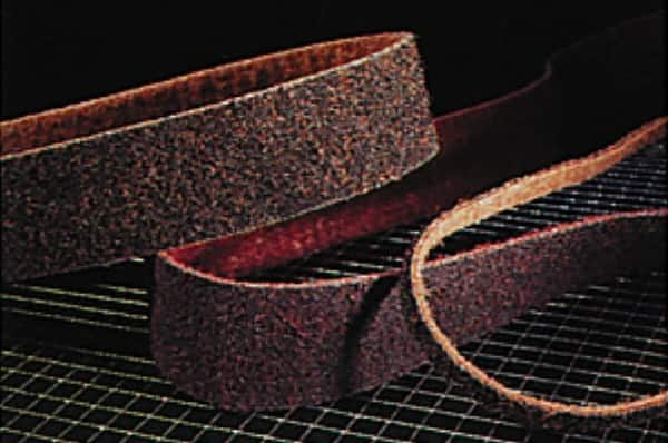 Superior Abrasives - 4" Wide x 132" OAL, Aluminum Oxide Abrasive Belt - Aluminum Oxide, Coarse, Nonwoven - Strong Tooling