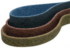 Superior Abrasives - 3" Wide x 132" OAL, Aluminum Oxide Abrasive Belt - Aluminum Oxide, Coarse, Nonwoven - Strong Tooling