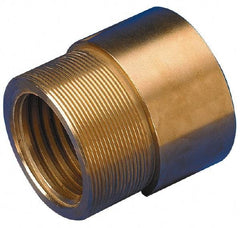 Keystone Threaded Products - 0.68" Long, 0.62" High, 0.38" Thread Length, Bronze, Right Hand, Round, Precision Acme Nut - 0.562-18 Thread Size, 2C Class of Fit - Strong Tooling