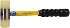 No-Mar - 1-1/4 Lb Head 1-1/2" Face Steel Hammer - Fiberglass Handle - Strong Tooling