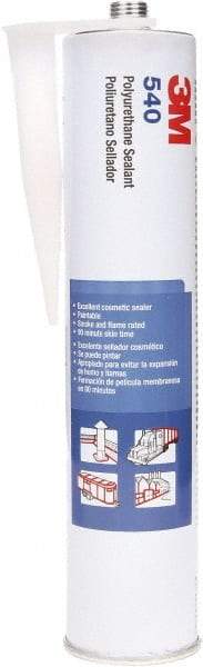 3M - 10 oz Cartridge White Polyurethane Joint Sealant - 194°F Max Operating Temp - Strong Tooling