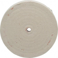 Divine Brothers - 6" Diam x 1" Thick Unmounted Buffing Wheel - Polishing Wheel, 1/2" Arbor Hole - Strong Tooling