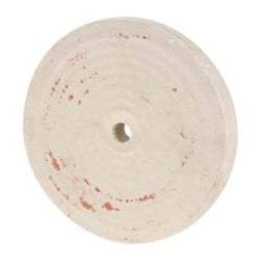 Divine Brothers - 8" Diam x 1" Thick Unmounted Buffing Wheel - Polishing Wheel, 3/4" Arbor Hole - Strong Tooling