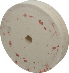 Divine Brothers - 10" Diam x 2" Thick Unmounted Buffing Wheel - Polishing Wheel, 1-1/4" Arbor Hole - Strong Tooling