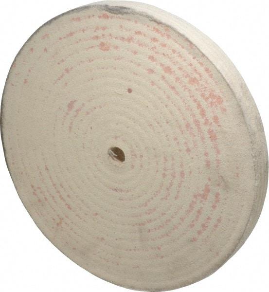 Divine Brothers - 12" Diam x 1" Thick Unmounted Buffing Wheel - Polishing Wheel, 3/4" Arbor Hole - Strong Tooling