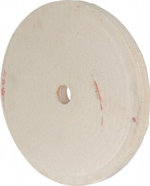 Divine Brothers - 12" Diam x 1" Thick Unmounted Buffing Wheel - Polishing Wheel, 1-1/4" Arbor Hole - Strong Tooling