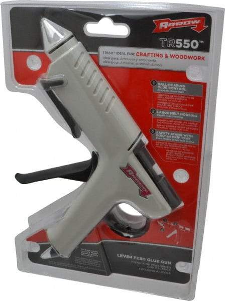 Arrow - Full Barrel Frame Electric Hot Glue Gun - Use with 1/2" Diam Hot Melt Glue Stick - Strong Tooling